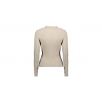 Only Onlrachella L-S High Neck Pullover Knt Μπλούζα Πλεκτή (15272596 PUMICE STONE)