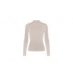 Only Onlrachella L-S High Neck Pullover Knt Μπλούζα Πλεκτή (15272596 PUMICE STONE)