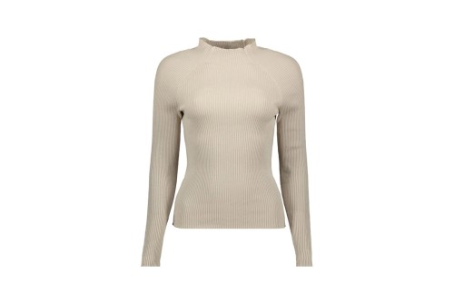 Only Onlrachella L-S High Neck Pullover Knt Μπλούζα Πλεκτή (15272596 PUMICE STONE)