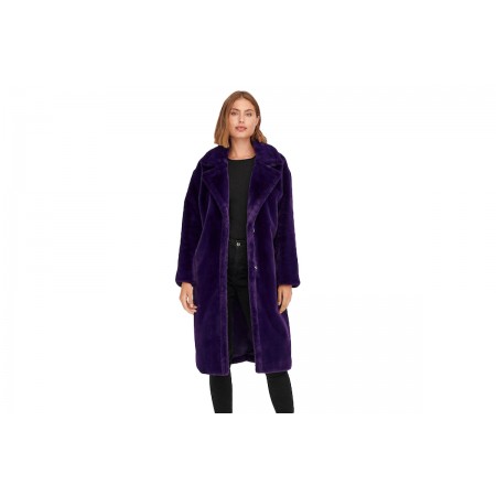 Only Rikke Vida Faux Fur Otw Παλτό Γούνινο 