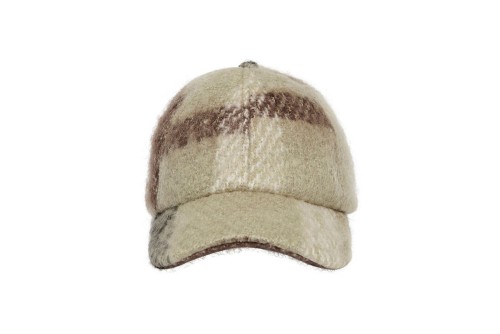 Only Onlnaomi Check Cap Acc Καπέλο Velcro (15273618 CHICORY COFFEE)