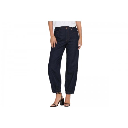 Only Onlapril Hw Slouchy Ankle Dnm Dot Παντελόνι Τζην 