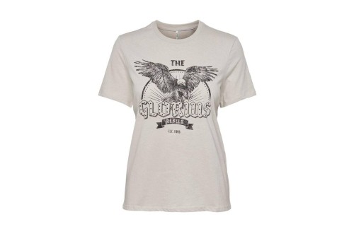 Only Onlvinnie Reg S-S Eagle Top Box Jrs T-Shirt (15274782 MOONBEAM)