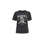 Only Onlvinnie Reg S-S Eagle Top Box Jrs T-Shirt (15274782 PHANTOM-REBEL)