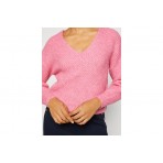 Only Onlallie Life Ls V-Neck Pullover Knt Μπλούζα Πλεκτή (15274969 AZALEA PINK)