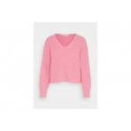 Only Onlallie Life Ls V-Neck Pullover Knt Μπλούζα Πλεκτή (15274969 AZALEA PINK)