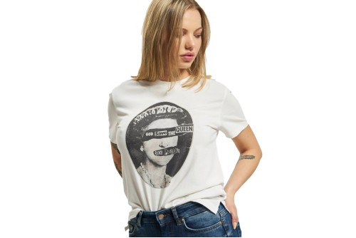 Only Sex Pistols Ss Tee Pnt T-Shirt Γυναικείο (15275103 CLOUD DANCER-WHITE)