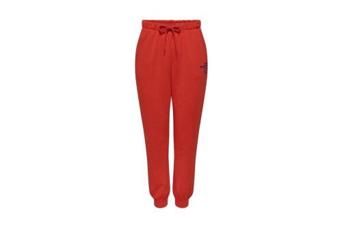 Only Word Pant Box Swt Παντελόνι Φόρμας Γυναικείο (15279837 ORANGE.COM LOVE)