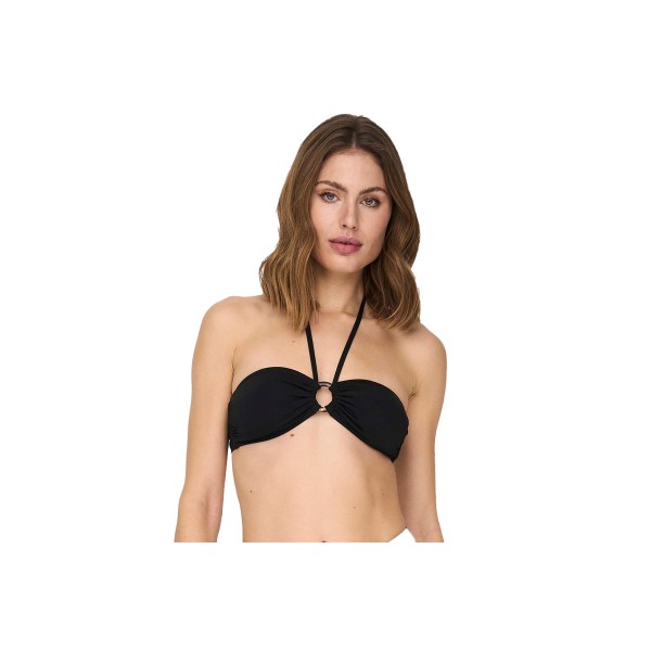 Only Onljuliette Ring Bandeau Bikini Top (15282619 BLACK)