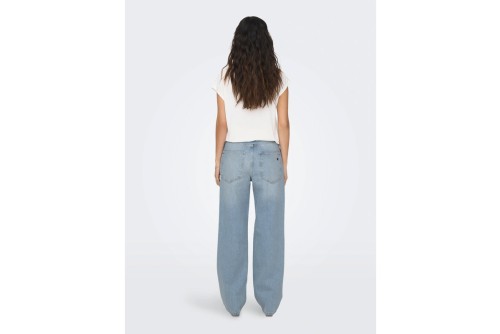 Only Onldean Ex Hw Str L Ank Παντελόνι Τζιν Γυναικείο (15282727 LIGHT BLUE DENIM)