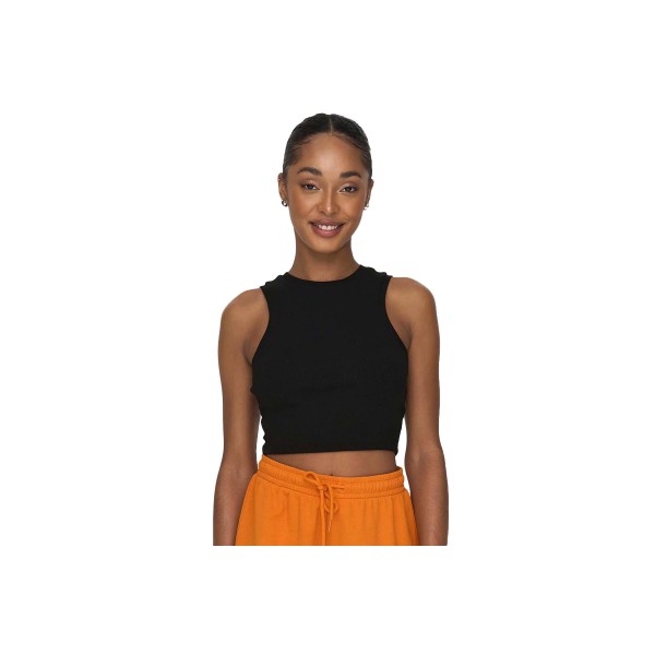 Only Onlvilma Crop Top Αμάνικο Γυναικείο (15282771 BLACK)