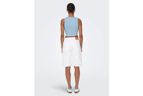 Only Onlvilma Crop Top Αμάνικο Γυναικείο (15282771 CLEAR SKY)
