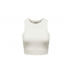 Only Onlvilma S-L Cropped Tank Top Jrs Noos Crop Top Αμάνικο Γυνα (15282771 CLOUD DANCER)