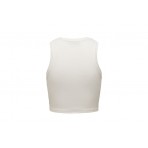 Only Onlvilma S-L Cropped Tank Top Jrs Noos Crop Top Αμάνικο Γυνα (15282771 CLOUD DANCER)