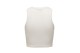 Only Γυναικείο Αμάνικο Crop Top Εκρού