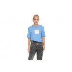 Only Eloise Boxy S-S Text Top Box Jrs T-Shirt (15283000 PROVENCE)