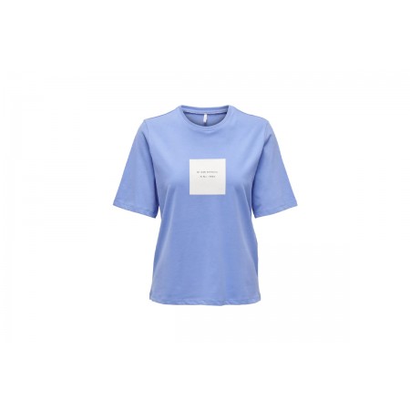 Only Eloise Boxy S-S Text Top Box Jrs T-Shirt 