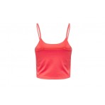 Only Onllesly Soft-Touch Cropped Singlet Crop Top Αμάνικο (15283833 HOT CORAL)