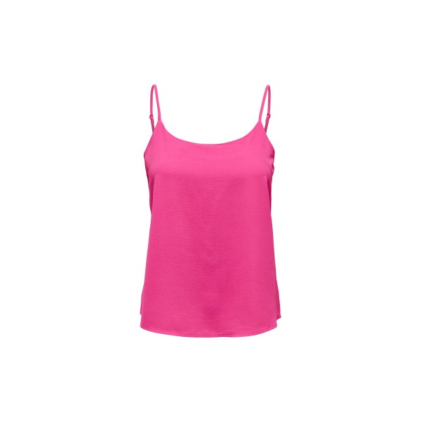 Only Onlmette Singlet Top Wvn Μπλούζα Αμάνικη Γυναικεία (15284314 CARMINE ROSE)