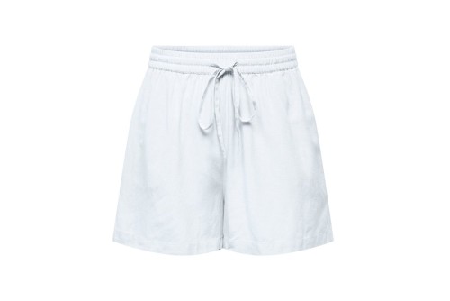 Only Onlwillow Linen Shorts Ptm Σορτς Λινό Casual Γυναικείο (15285847 BRIGHT WHITE)