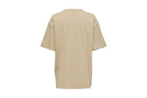 Only Onlluna S-S Print Top Box Jrs T-Shirt Γυναικείο (15286655 PEBBLE-DESERT)