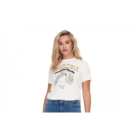 Only Onllucy Reg S-S Eagle Wings Top Box Jrs T-Shirt Γυναικείο 