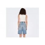 Only Onlhope Ex Hw Wide Shorts Dnm Βερμούδα Τζην Γυναικεία (15286718 LIGHT BLUE DENIM)