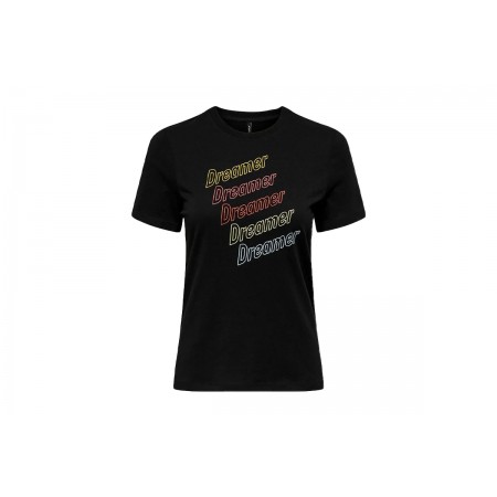 Only Onlcora Reg S-S Word Top Box Jrs T-Shirt Γυναικείο 