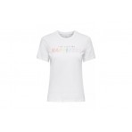 Only Onlcora Reg S-S Word Top Box Jrs T-Shirt Γυναικείο (15286729 BRIGHT WHITE-HAPPI)