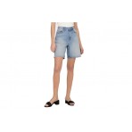 Only Onlbillie Ex Hw Stra Lb Dnm Shorts Dot Βερμούδα Τζην  Γυναικ (15286816 LIGHT BLUE DENIM)