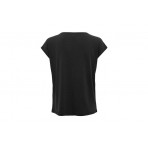 Only Onlfree S-S Modal V-Neck Top Jrs Noos T-Shirt Γυναικείο (15287041 BLACK)