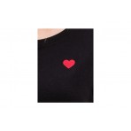 Only Onlmaria S-S Heart Top Jrs T-Shirt Γυναικείο (15288289 BLACK-HEART)