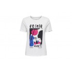 Only Onlmelanie S-S Club Top Box Jrs T-Shirt Γυναικείο (15290560 CLOUD DANCER-COSMIC)