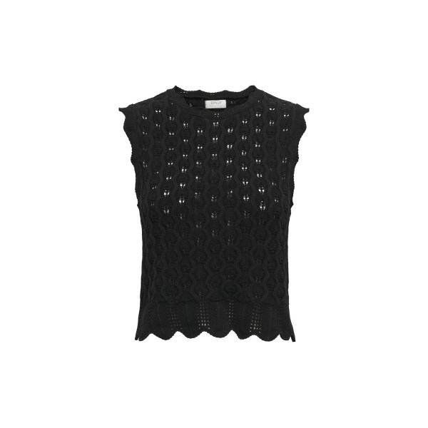 Only Onlluna Life Sl O-Neck Μπλούζα Αμάνικη Γυναικεία (15291602 BLACK)