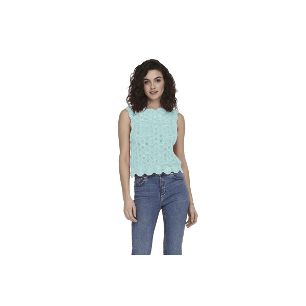 Only Onlluna Life Sl O-Neck Μπλούζα Αμάνικη Γυναικεία (15291602 LIGHT BLUE)