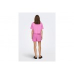 Only Onlsasja Shorts Box Ub Swt Σορτς Αθλητικό Γυναικείο (15293692 FUCHSIA PINK-VALLEY)