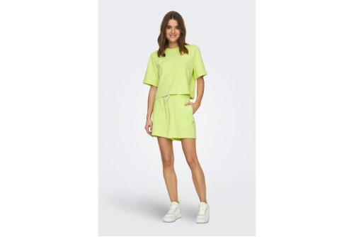 Only Onlsasja Shorts Box Ub Swt Σορτς Αθλητικό Γυναικείο (15293692 SUNNY LIME-DRIVE)
