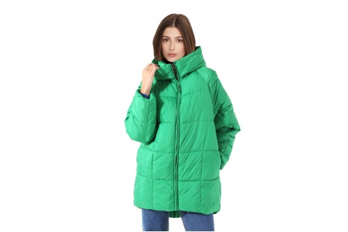 Only Onlasta Oversized  Coat Cc Otw Μπουφάν Puffer Γυναικείο (15293818 GREEN BEE-CONTRAST D)