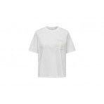 Only Onladina S-S Pocket Top Jrs T-Shirt Γυναικείο (15294235 CLOUD DANCER)