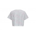 Only Onlelena S-S O-Neck Swt T-Shirt Γυναικείο (15294425 CLOUD DANCER-BERRY)