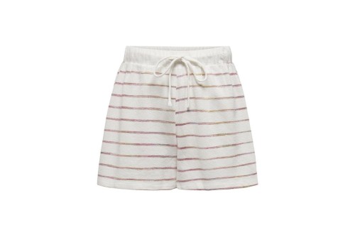 Only Onlelena Shorts Swt Σορτς Αθλητικό Γυναικείο (15294426 CLOUD DANCER-BERRY)
