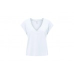 Only Onlsanni S-S V-Neck Top Jrs T-Shirt Γυναικείο (15294708 BRIGHT WHITE)