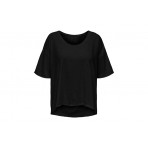 Only Onlworld S-S Boxy U-Neck Top Cs Jrs T-Shirt Γυναικείο (15296612 BLACK)