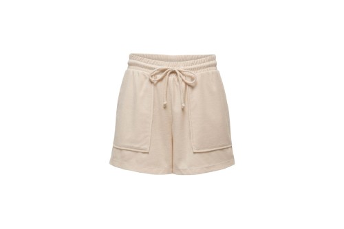 Only Onltara String Pocket Shorts Swt Σορτς Αθλητικό Γυναικείο (15296896 SANDSHELL)