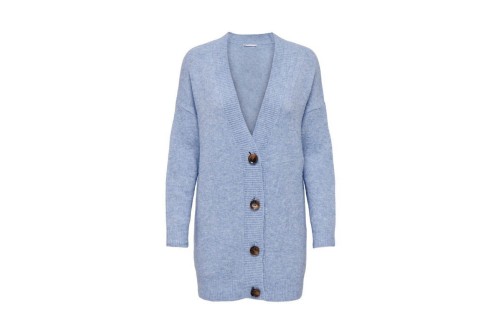 Only Onlelena Life Ls Stripe Ζακέτα Πλεκτή Γυναικεία (15297178 CASHMERE BLUE-MELANGE)