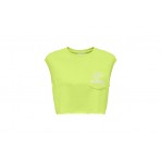 Only Onlvera S-L Voyage O-Neck Ub Swt Crop Top Αμάνικο Γυναικείο (15297354 SHARP GREEN)