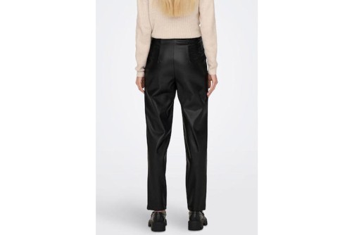 Only Onlraven-Idina Hw Faux Leat Pant Cc Pnt Παντελόνι Casual Γυν (15298705 BLACK)