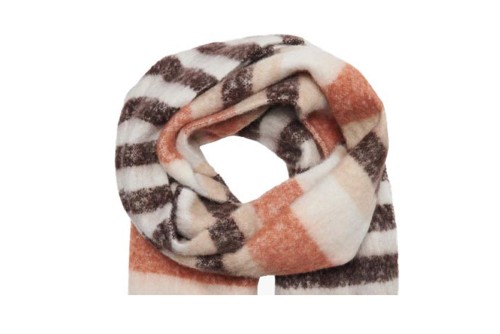 Only Onlvilma Striped Scarf Cc Κασκόλ (15299145 MOLE-STRIPES)