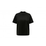Only Onllaura S-S Mock Neck Top Jrs T-Shirt Γυναικείο (15299418 BLACK)
