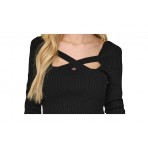 Only Onllisa Ls Squareneck Knt Crop Top Μακρυμάνικο Γυναικείο